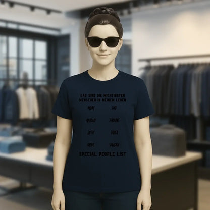 Gestalte den Text - Ladies Premium T-Shirt XS-2XL aus Bio-Baumwolle für Damen