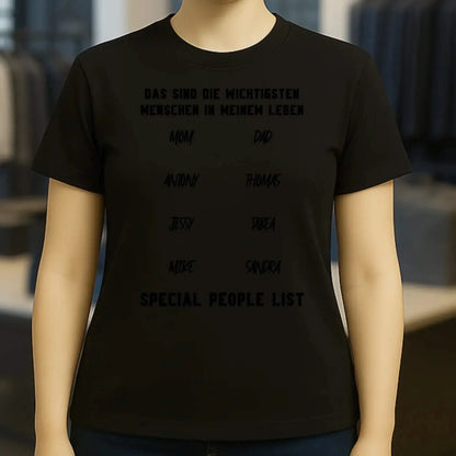 Gestalte den Text - Ladies Premium T-Shirt XS-2XL aus Bio-Baumwolle für Damen