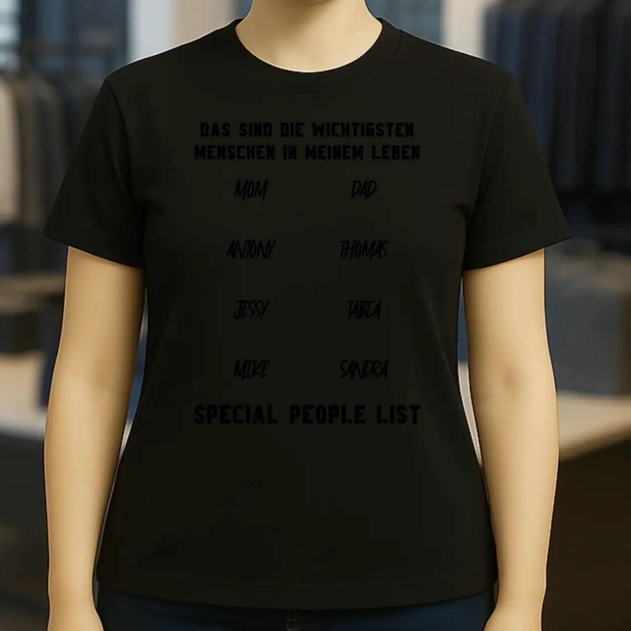 Gestalte den Text - Ladies Premium T-Shirt XS-2XL aus Bio-Baumwolle für Damen