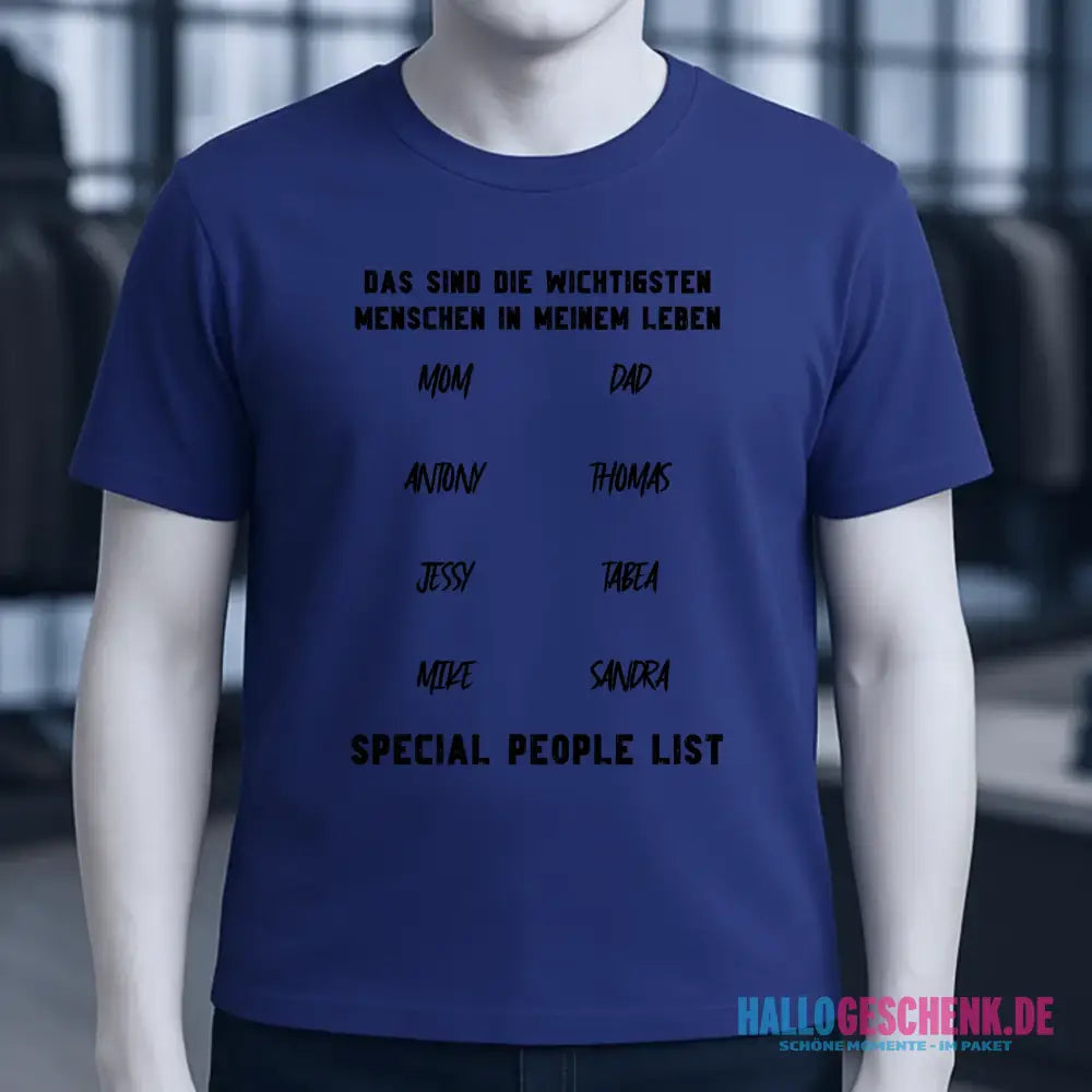 Gestalte den Text personalisierbar - Unisex Premium T-Shirt XS-5XL aus Bio-Baumwolle für Damen & Herren