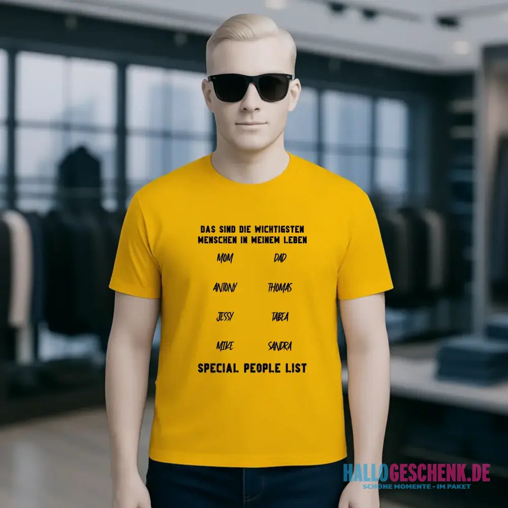Gestalte den Text personalisierbar - Unisex Premium T-Shirt XS-5XL aus Bio-Baumwolle für Damen & Herren