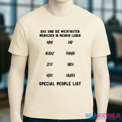 Gestalte den Text personalisierbar - Unisex Premium T-Shirt XS-5XL aus Bio-Baumwolle für Damen & Herren