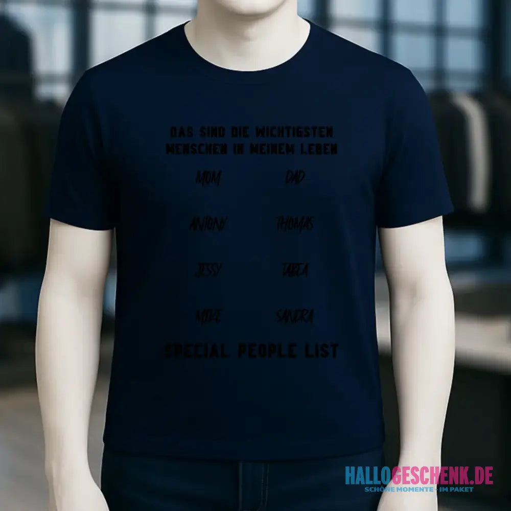 Gestalte den Text personalisierbar - Unisex Premium T-Shirt XS-5XL aus Bio-Baumwolle für Damen & Herren