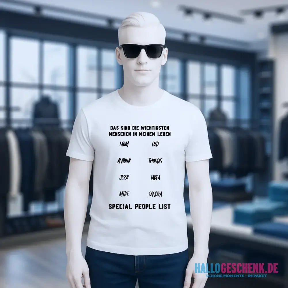 Gestalte den Text personalisierbar - Unisex Premium T-Shirt XS-5XL aus Bio-Baumwolle für Damen & Herren