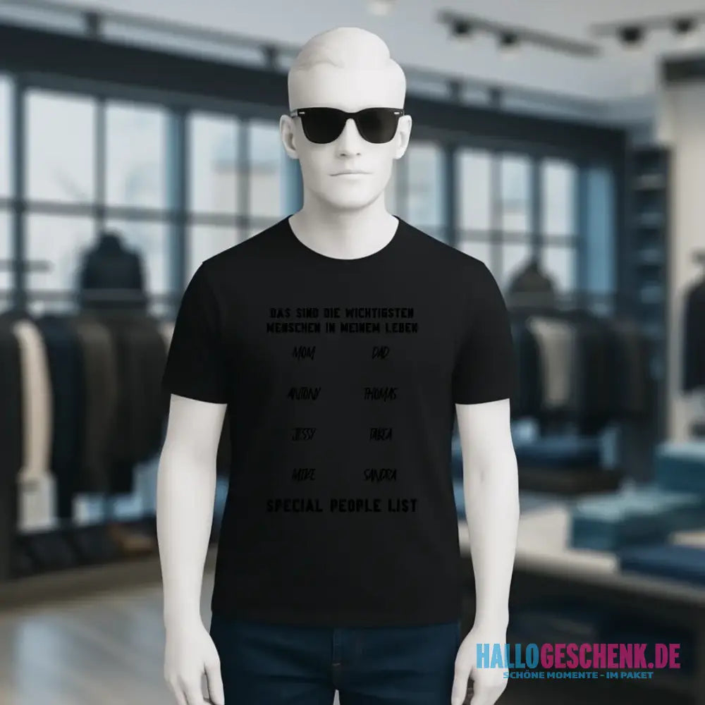 Gestalte den Text personalisierbar - Unisex Premium T-Shirt XS-5XL aus Bio-Baumwolle für Damen & Herren
