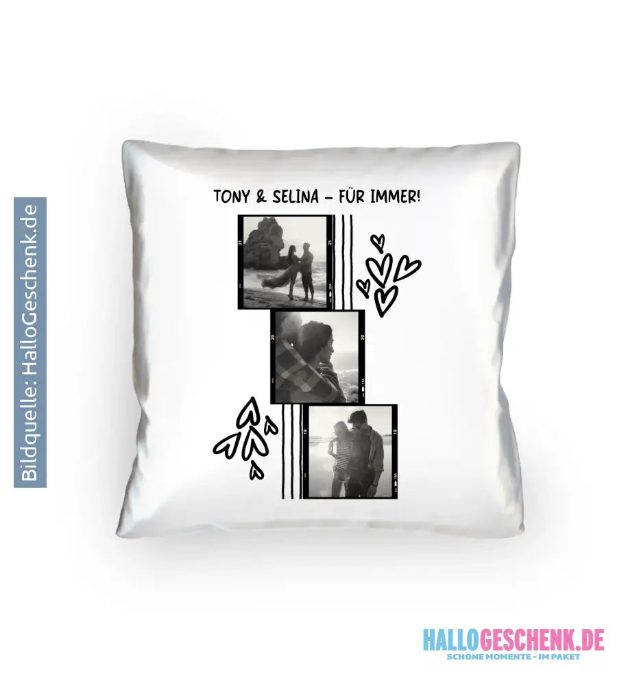 Gestalte ein Fotomotiv • Kissen 40x40 cm in 2 Farben - FOTOMOTIV GESTALTEN • Kissen 40x40 cm in 2 Farben / White