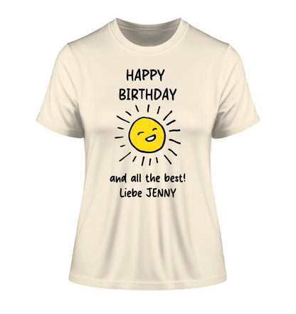 Gestalte ein Motiv: Wähle aus über 60 Vorlagen (personalisierbare Motive) - Damen T-Shirt (Fitted) • Bio / Natural