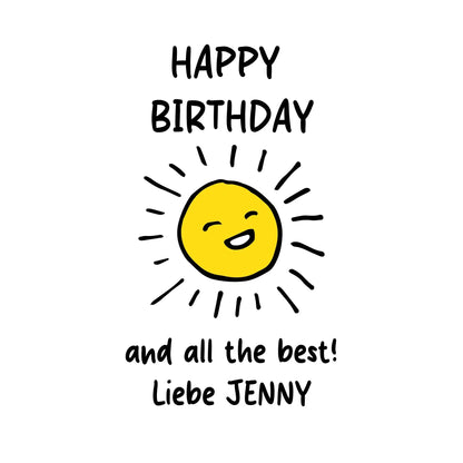 Gestalte ein Motiv: Wähle aus über 60 Vorlagen (personalisierbare Motive) - Sticker 20x20 cm (ausgestanzt) / White