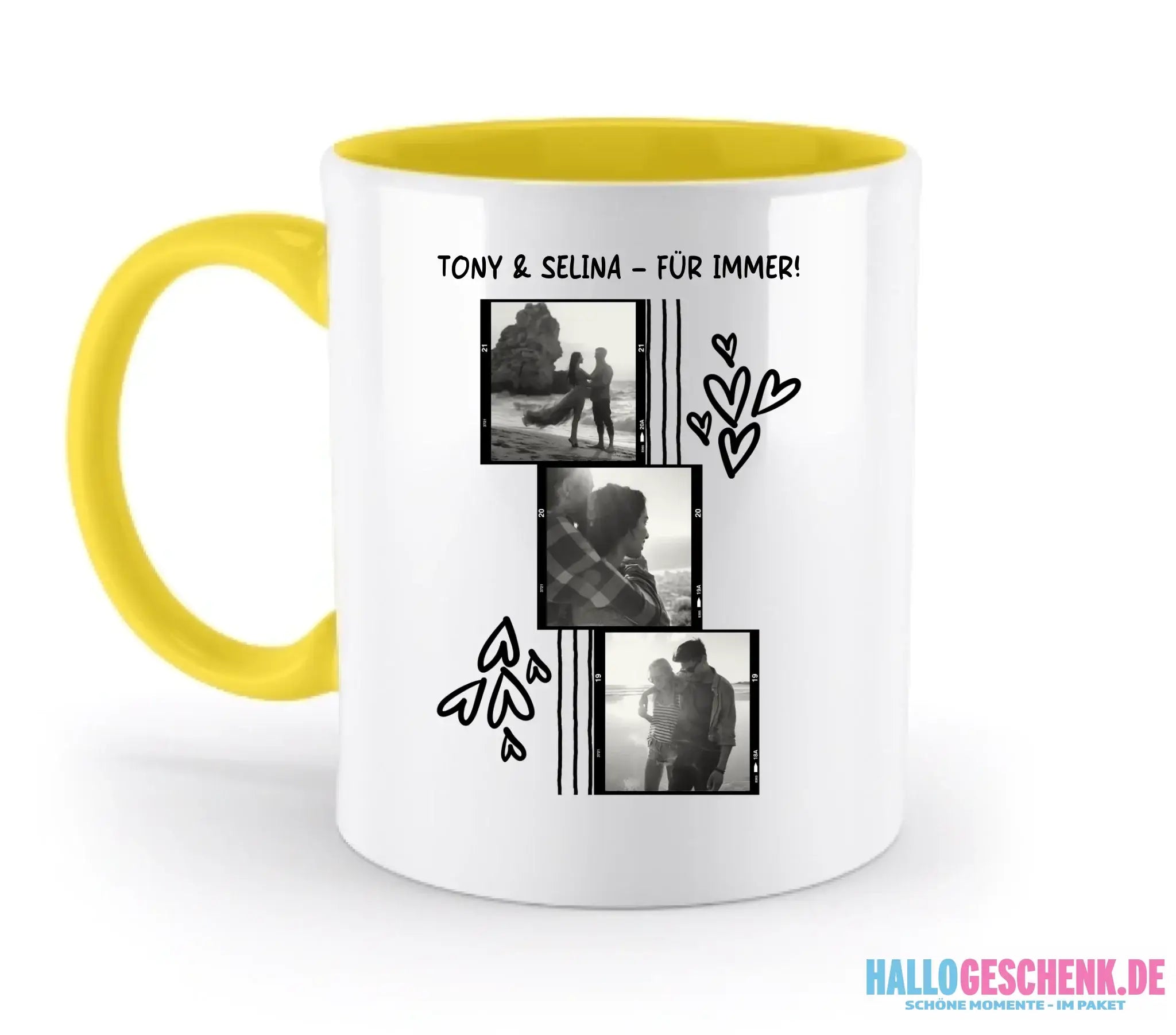 Gestalte ein Motiv • zweifarbige Tasse 330ml • spülmaschinengeeignet - Gestalte ein Motiv