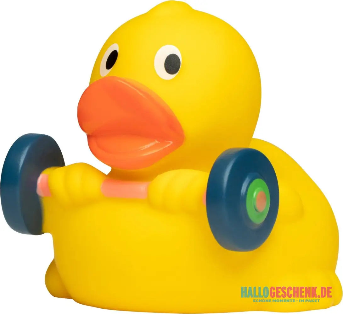 Gewichtheber • Langhantel • Hantel • Quietsche-Ente / Badeente