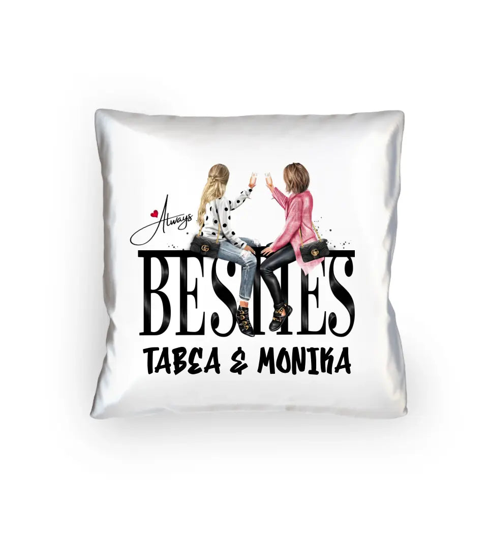 Girls on Text (Besties) • Kissen 40x40 cm • Exklusivdesign • personalisiert