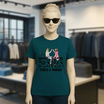 Girls on Text Besties • Ladies Premium T-Shirt XS-2XL aus Bio-Baumwolle für Damen • Exklusivdesign • personalisiert