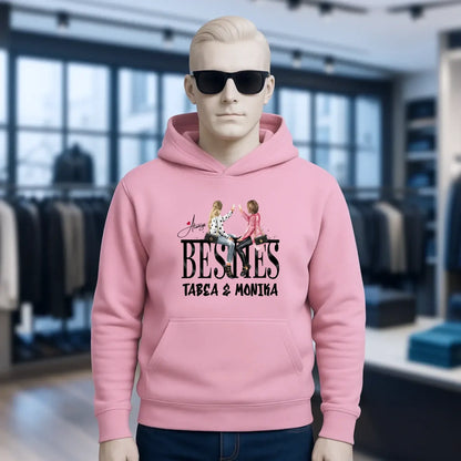 Girls on Text Besties • Unisex Premium Hoodie XS-5XL aus Bio-Baumwolle für Damen & Herren • Exklusivdesign • personalisiert