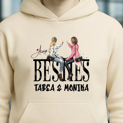 Girls on Text Besties • Unisex Premium Hoodie XS-5XL aus Bio-Baumwolle für Damen & Herren • Exklusivdesign • personalisiert