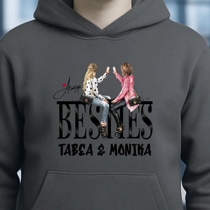 Girls on Text Besties • Unisex Premium Hoodie XS-5XL aus Bio-Baumwolle für Damen & Herren • Exklusivdesign • personalisiert