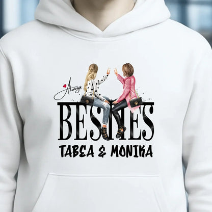 Girls on Text Besties • Unisex Premium Hoodie XS-5XL aus Bio-Baumwolle für Damen & Herren • Exklusivdesign • personalisiert