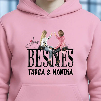 Girls on Text Besties • Unisex Premium Hoodie XS-5XL aus Bio-Baumwolle für Damen & Herren • Exklusivdesign • personalisiert