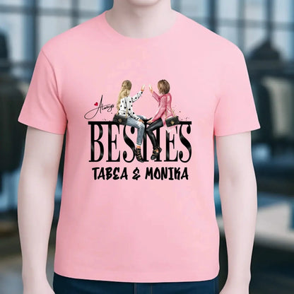 Girls on Text Besties • Unisex Premium T-Shirt XS-5XL aus Bio-Baumwolle für Damen & Herren • Exklusivdesign • personalisiert