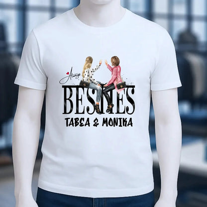 Girls on Text Besties • Unisex Premium T-Shirt XS-5XL aus Bio-Baumwolle für Damen & Herren • Exklusivdesign • personalisiert