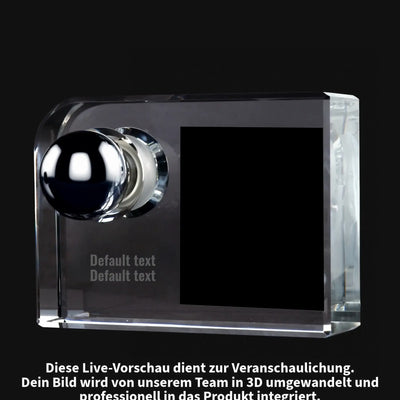 Glas-Leuchte 3D Foto Lasergravur-1