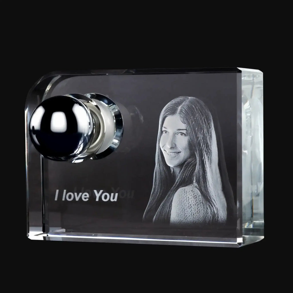 Glas-Leuchte 3D Foto Lasergravur-2