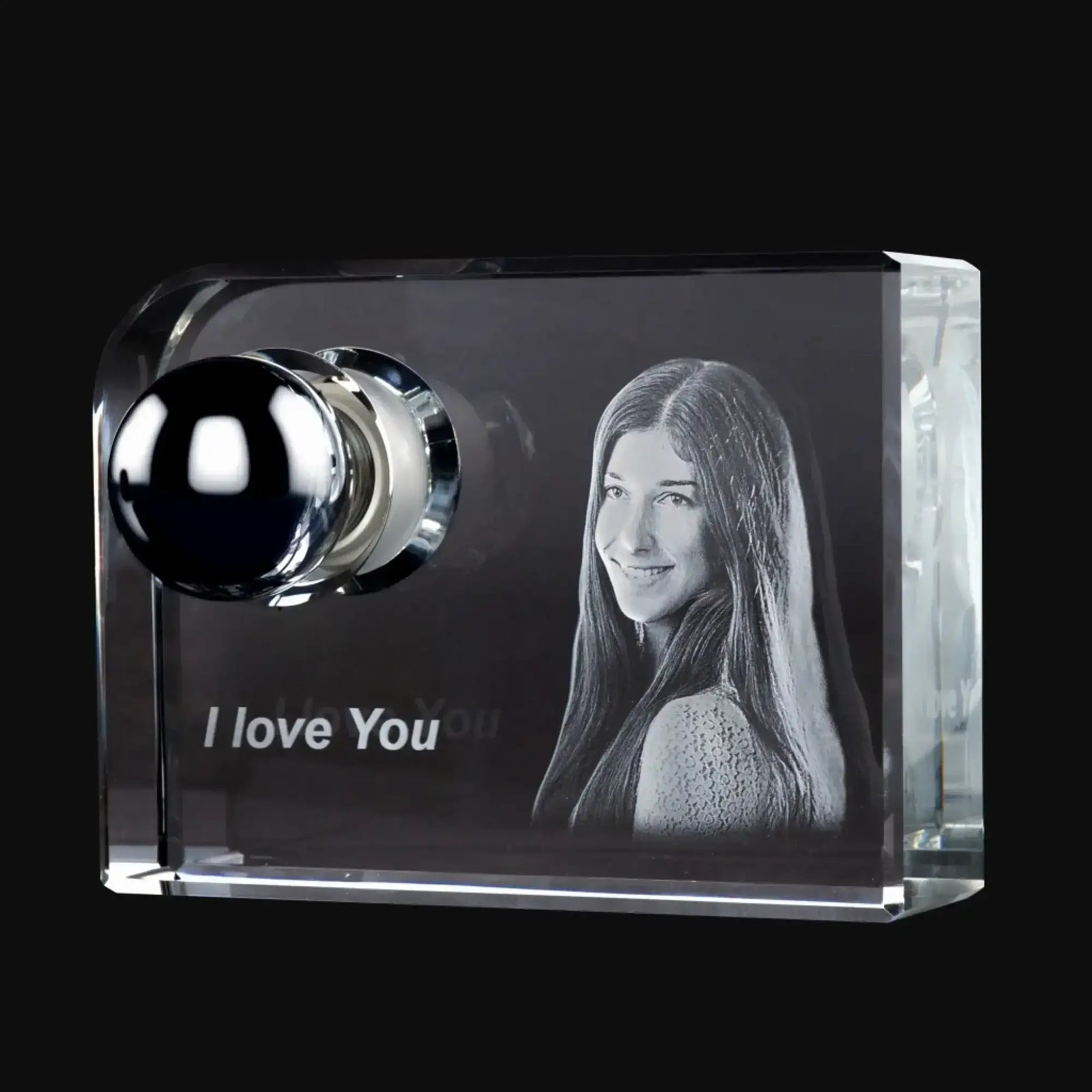Glas-Leuchte 3D Foto Lasergravur-2