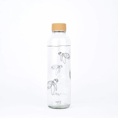 GO WITH THE FLOW 0,7 l Glasflasche