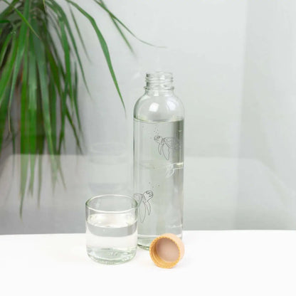 GO WITH THE FLOW 0,7 l Glasflasche