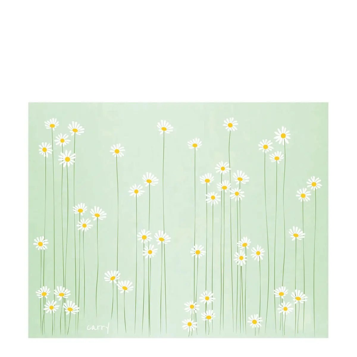 GREEN DAISY 0,7 l Glasflasche