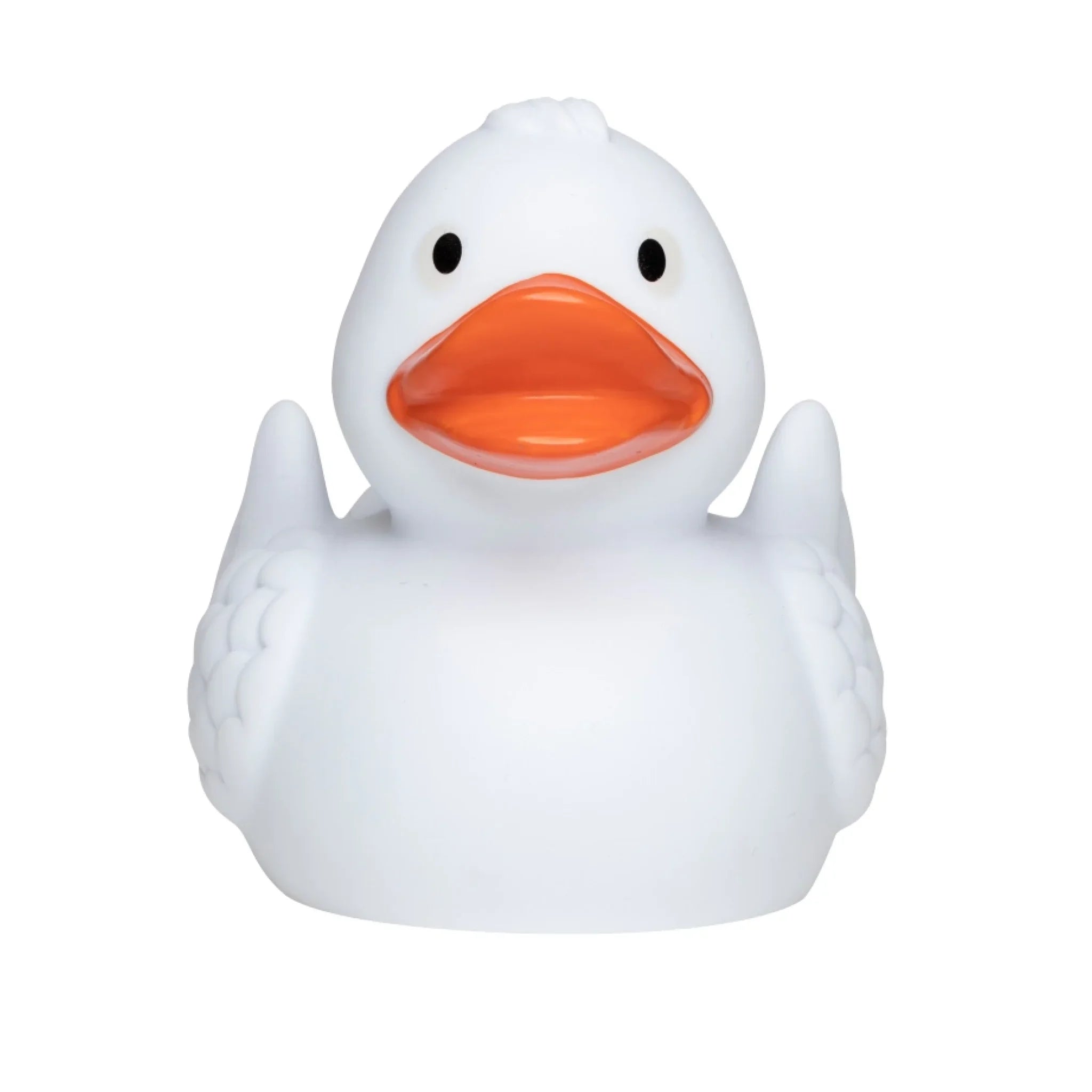 Großmenge mit Logo: Quietsche-Ente „Wings“ Logo & Live-Vorschau • Werbemittel für B2B Anlässe • Schnabels Badeente