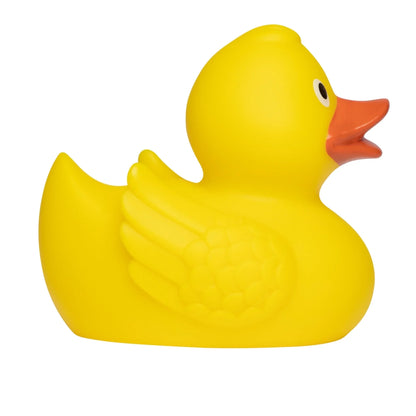 Großmenge mit Logo: Quietsche-Ente „Wings“ Logo & Live-Vorschau • Werbemittel für B2B Anlässe • Schnabels Badeente