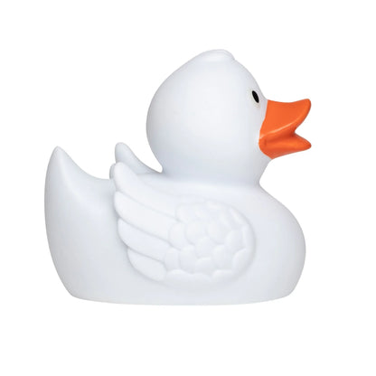 Großmenge mit Logo: Quietsche-Ente „Wings“ Logo & Live-Vorschau • Werbemittel für B2B Anlässe • Schnabels Badeente