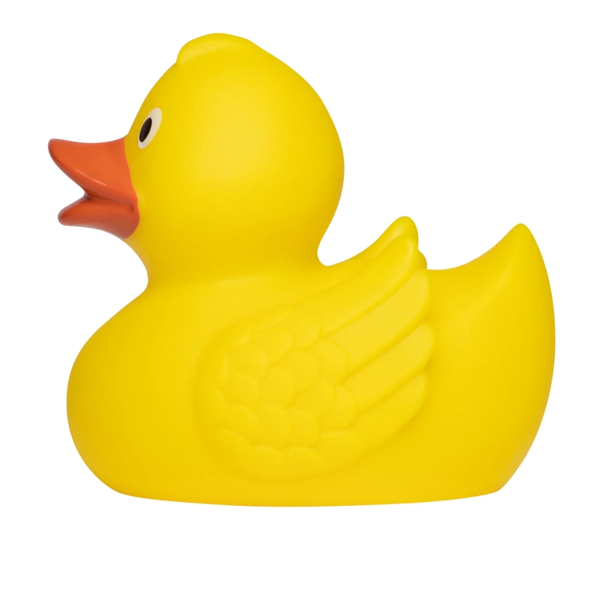 Großmenge mit Logo: Quietsche-Ente „Wings“ Logo & Live-Vorschau • Werbemittel für B2B Anlässe • Schnabels Badeente