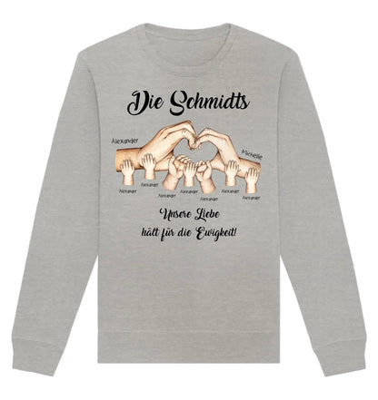 HalloGeschenk.de front-organic-basic-unisex-sweatshirt-c2c1c0-1116x