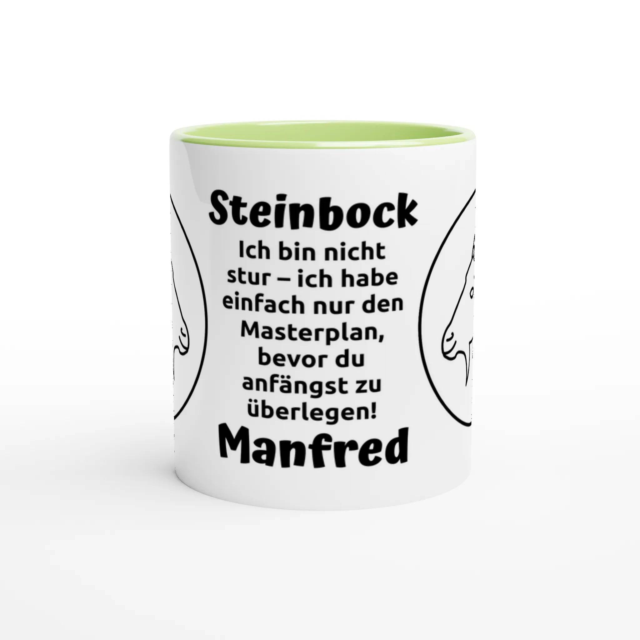 Mit 3D-Vorschau: 12 Sternzeichen mit Name + personalisierten Sprüchen • zweifarbige Tasse