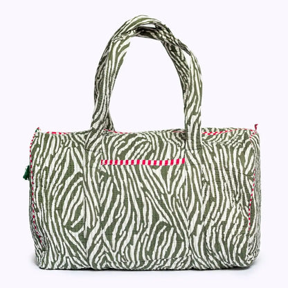 Handgemachte Baumwolltasche ’DESERT ZEBRA’ - handgefertigte Taschen