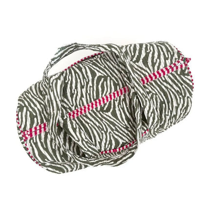 Handgemachte Baumwolltasche ’DESERT ZEBRA’ - handgefertigte Taschen
