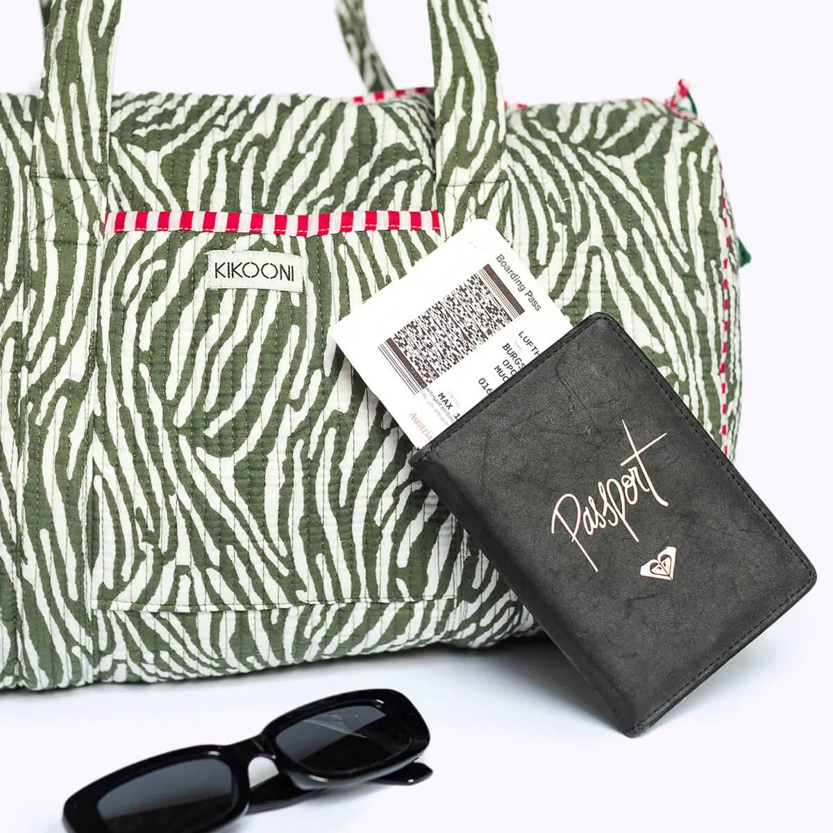 Handgemachte Baumwolltasche ’DESERT ZEBRA’ - handgefertigte Taschen