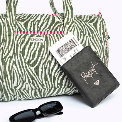 Handgemachte Baumwolltasche ’DESERT ZEBRA’ - handgefertigte Taschen