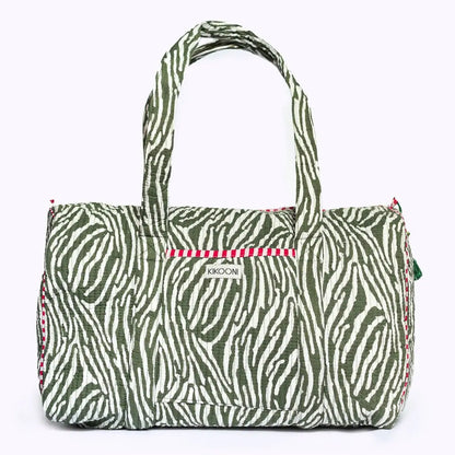 Handgemachte Baumwolltasche ’DESERT ZEBRA’ - handgefertigte Taschen