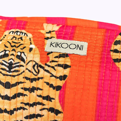 Handgemachte Kosmetiktasche ’Poppy Tiger’ - handgefertigte Taschen