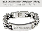 HalloGeschenk.de-2-Armband Silber