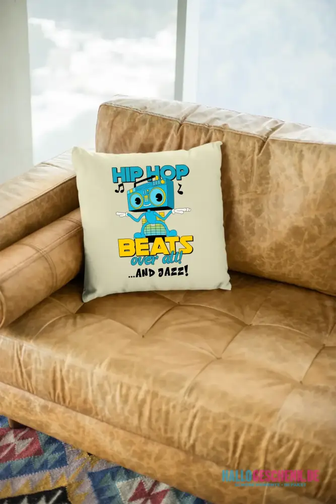 Hip Hop Beats over all • Kissen 40x40 cm • Exklusivdesign • personalisiert