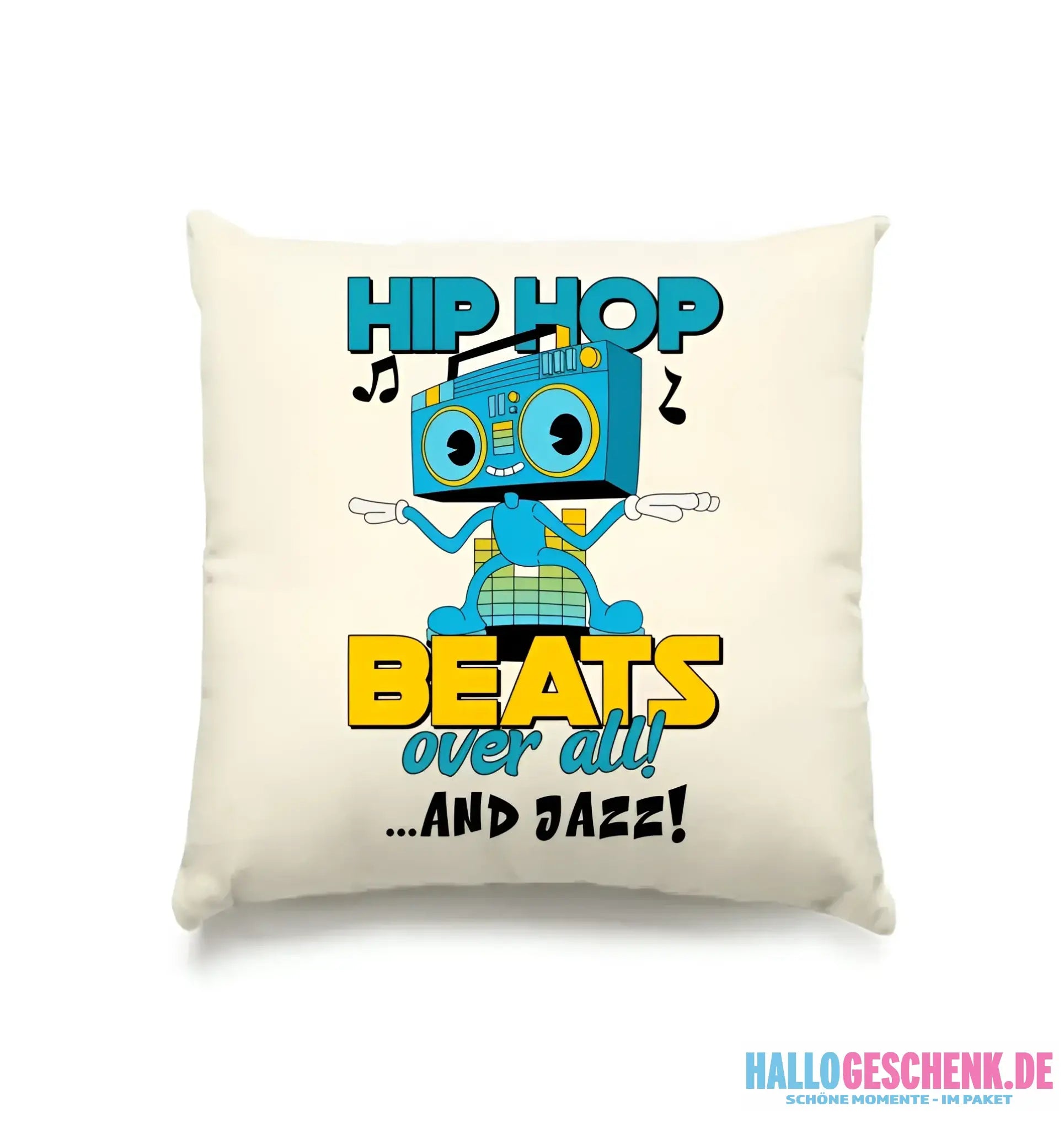 Hip Hop Beats over all • Kissen 40x40 cm • Exklusivdesign • personalisiert
