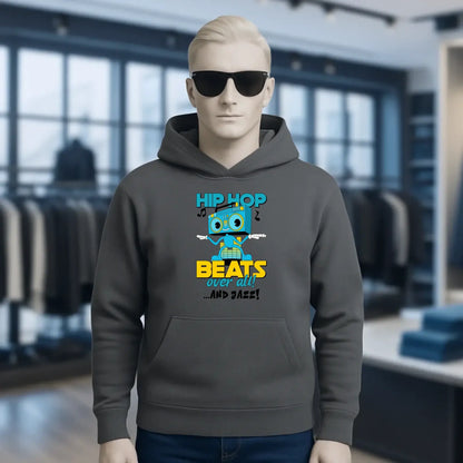 Hip Hop Beats over all • Unisex Premium Hoodie XS-5XL aus Bio-Baumwolle für Damen & Herren • Exklusivdesign • personalisiert