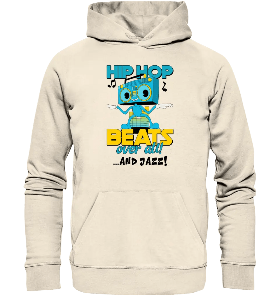 Hip Hop Beats over all • Unisex Premium Hoodie XS - 5XL aus Bio - Baumwolle für Damen & Herren • Exklusivdesign • personalisiert - HalloGeschenk.de