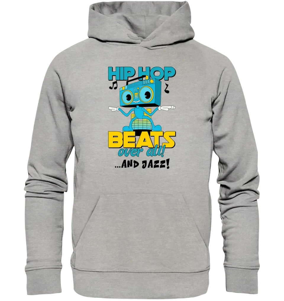 Hip Hop Beats over all • Unisex Premium Hoodie XS - 5XL aus Bio - Baumwolle für Damen & Herren • Exklusivdesign • personalisiert - HalloGeschenk.de