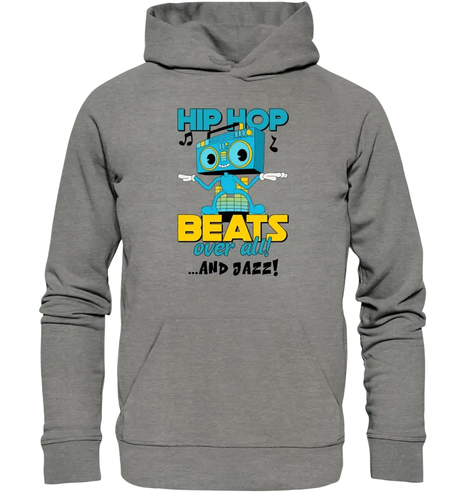 Hip Hop Beats over all • Unisex Premium Hoodie XS - 5XL aus Bio - Baumwolle für Damen & Herren • Exklusivdesign • personalisiert - HalloGeschenk.de