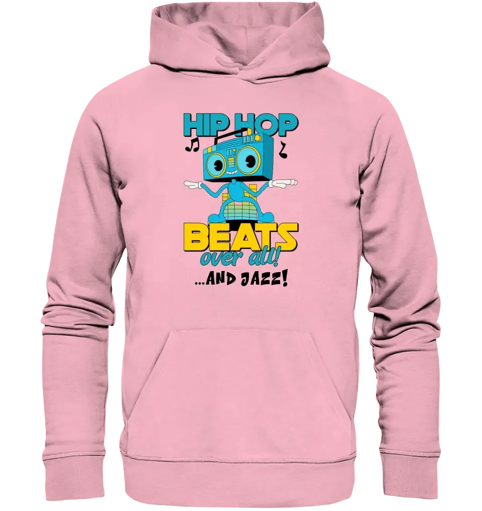 Hip Hop Beats over all • Unisex Premium Hoodie XS - 5XL aus Bio - Baumwolle für Damen & Herren • Exklusivdesign • personalisiert - HalloGeschenk.de