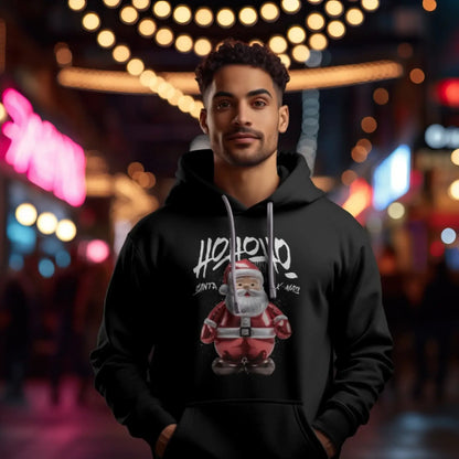 Ho ho ho Santa X-Mas • Weihnachten • Unisex Premium Hoodie XS-5XL aus Bio-Baumwolle für Damen & Herren